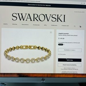 Authentic Women’s Swarovski Angelic tennis bracelet!